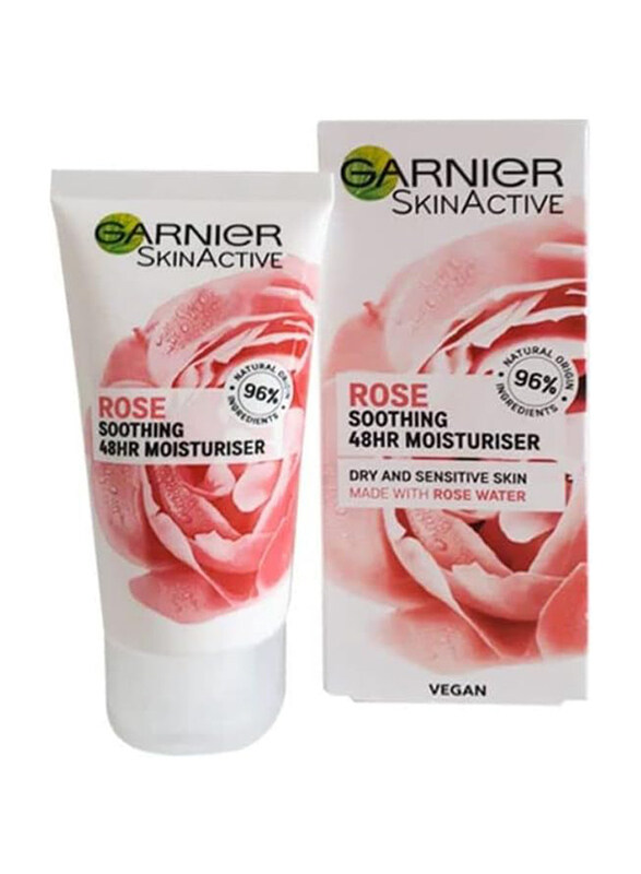 

Garnier Skin Active Sensitive Skin Rose Moisturiser, 50ml