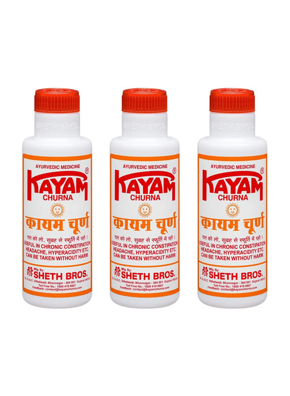 

Kayam Sheth Brothers Churna, 3 x 100g