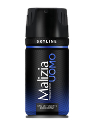 Malizia Uomo Skyline New Deodorant Spray for Him, 150ml