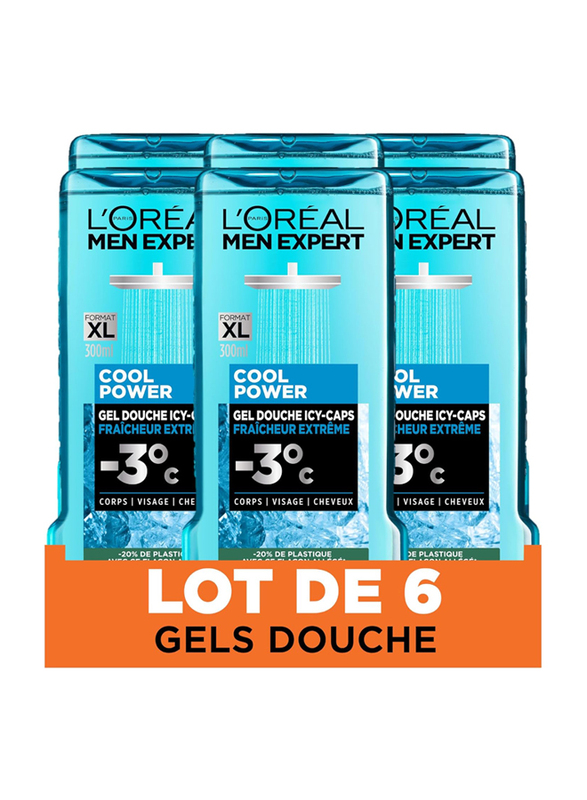 L'oreal Paris Men Expert Cool Power Extreme Freshness Shower Gel, 300ml