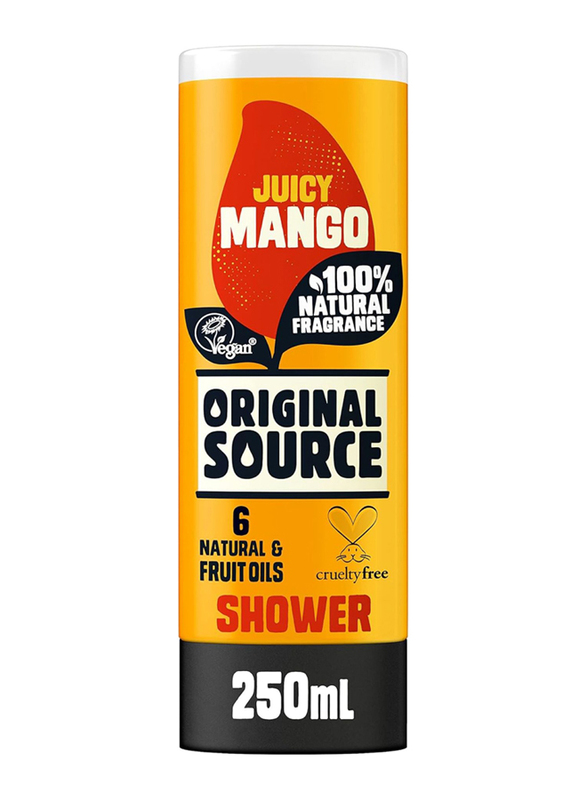 Original Source Mango Shower Gel, 6 x 250ml
