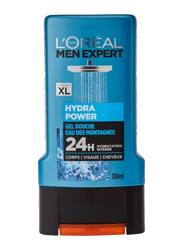 L'oreal Paris Men Expert Hydra Power Hydration Intense Shower Gel for Men, 300ml