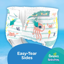 Pampers Splashers Swimming Diapers, Size 5-6, 14 kg, 10 Count