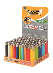 Bic 2 inch Mini Size Lighter, 50 Pieces, Multicolour