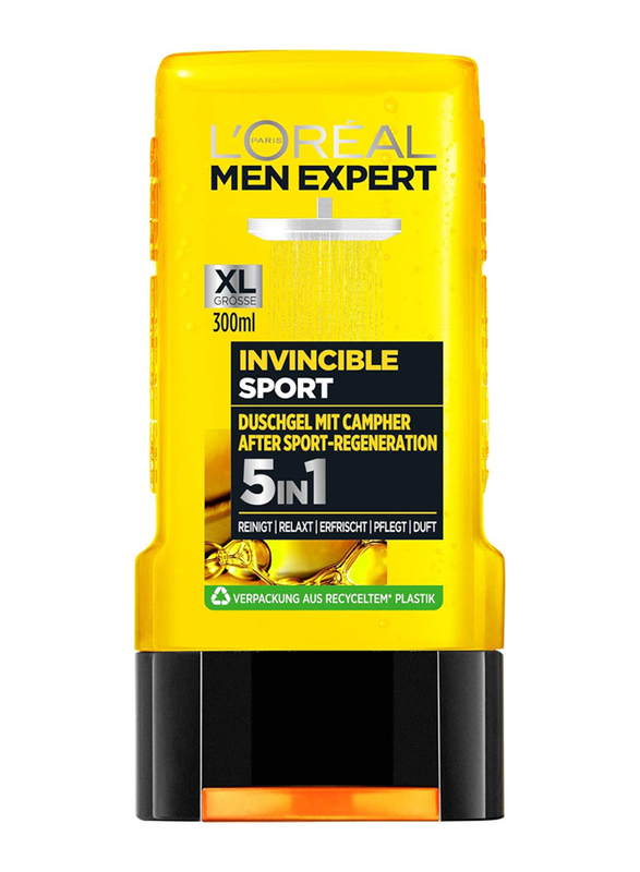 L'oreal Paris Men Expert 5-in-1 Shower Gel Men for Cleansing Body, 300ml