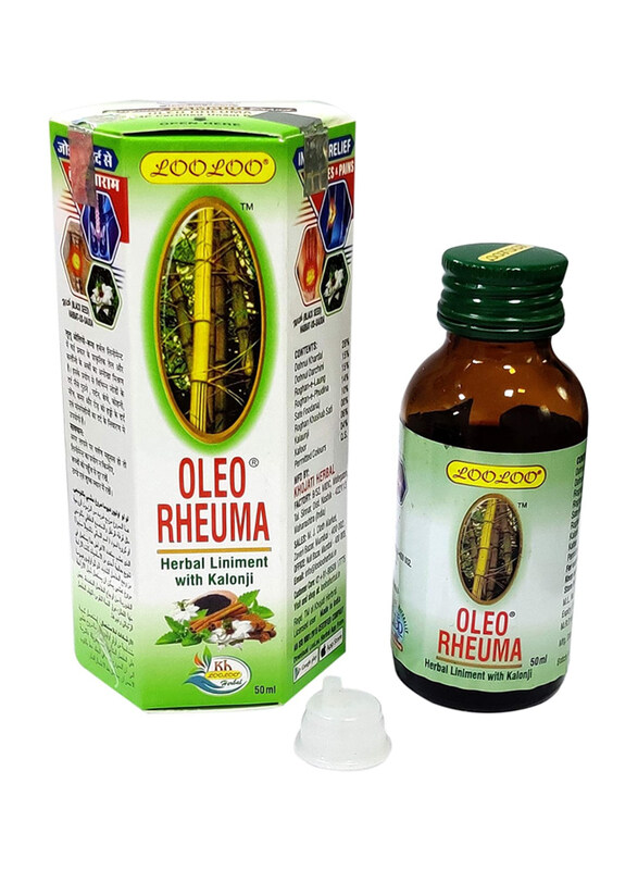 

Ayush Oleo Rheuma Oil Herbal Liniment with Kalonji, 50ml