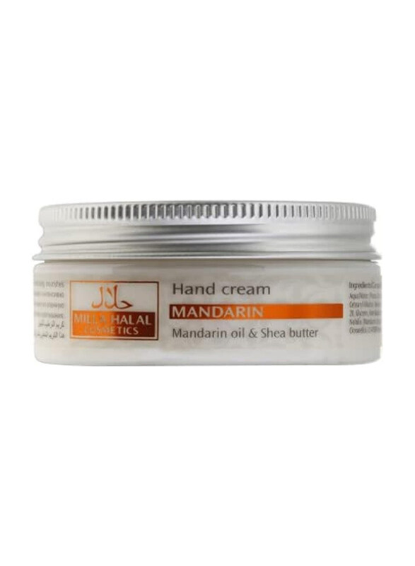 

Milla Halal Cosmetics Mandarin Oil and Shea Butter Nourishment Hand Cream, 75ml
