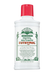 Euthymol Natural Oral Rinse Liquid with Menthol, Pink Jelly Original Mouthwash for Treating Bad Breath, 500ml