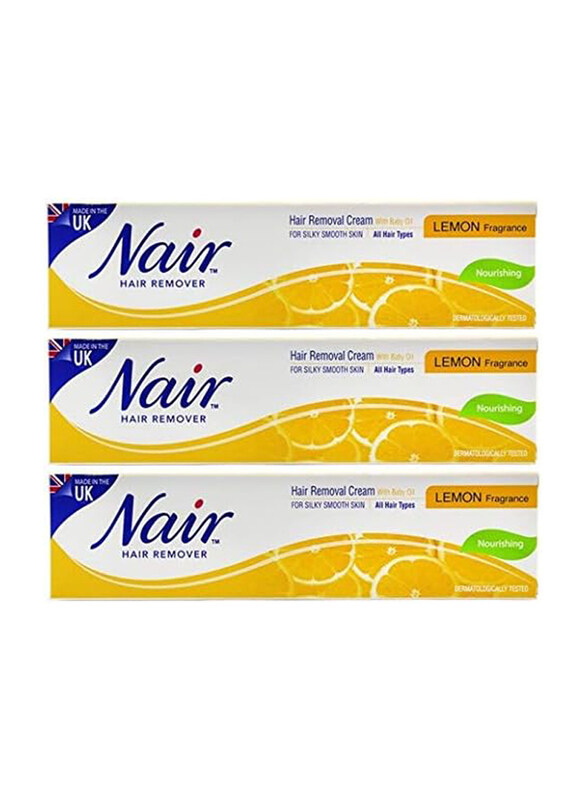 

Nair Lemon Hair Removal Cream, 3 x 110ml