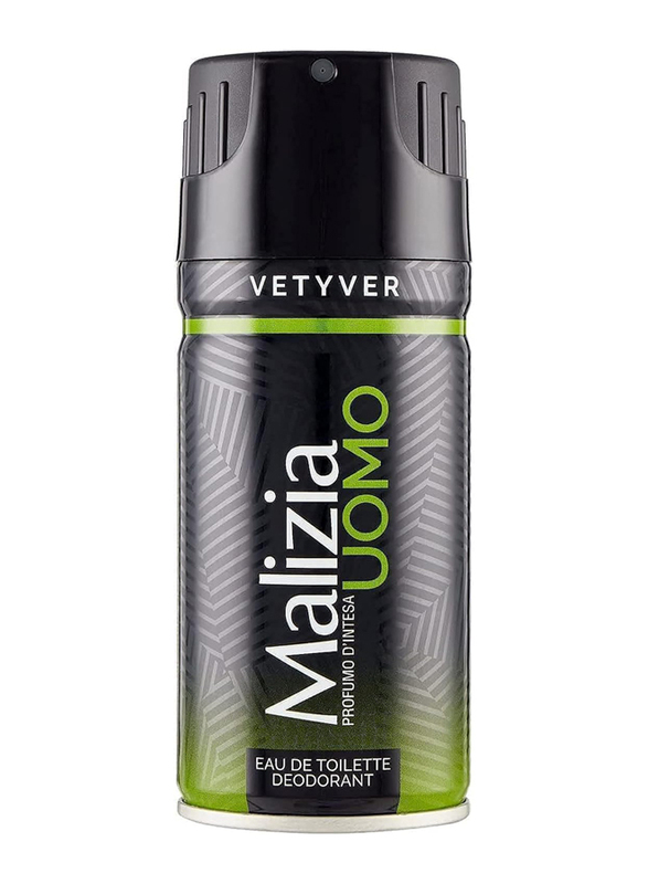 Malizia Uomo Vetyver Deodorant Spray, 150ml