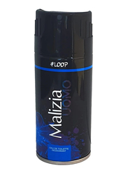 Malizia Uomo Loop Deodorant Spray for Him, 150ml