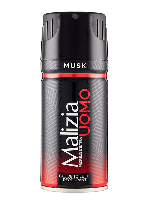 Malizia Uomo Musk New Deodorant Spray for Him, 150ml