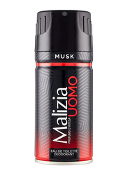 Malizia Uomo Musk New Deodorant Spray for Him, 150ml