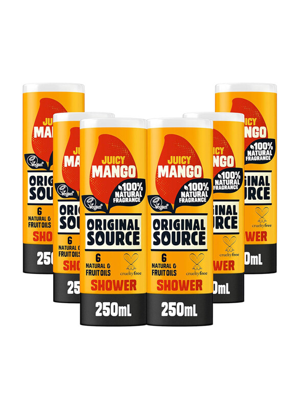 

Original Source Mango Shower Gel, 6 x 250ml