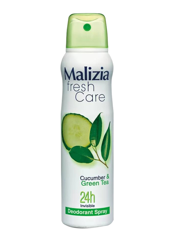 Malizia Fresh Care Cucumber & Green Tea Deodorant Spray for Her, 150ml