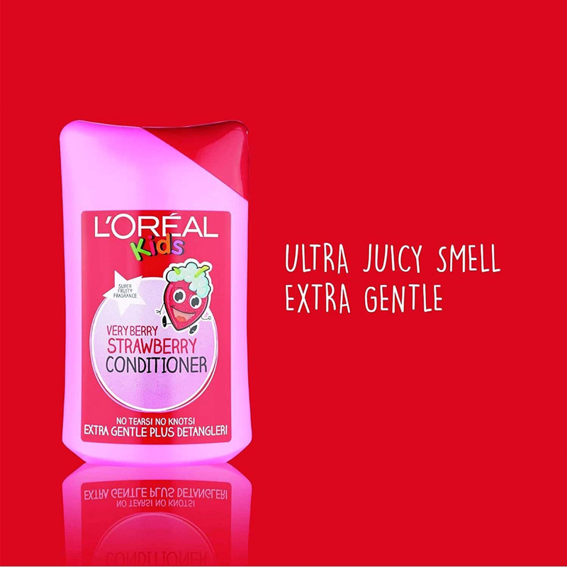 L'Oreal Kids Very Berry Strawberry Conditioner, 250ml