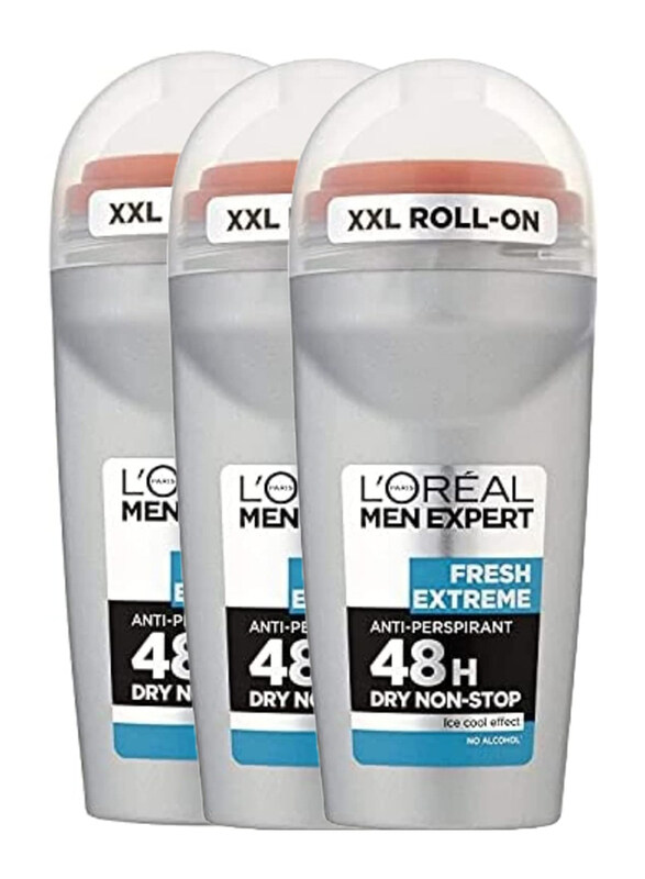 

L'oreal Paris Men's Expert Fresh Extreme Roll-on, 3 X 50ml