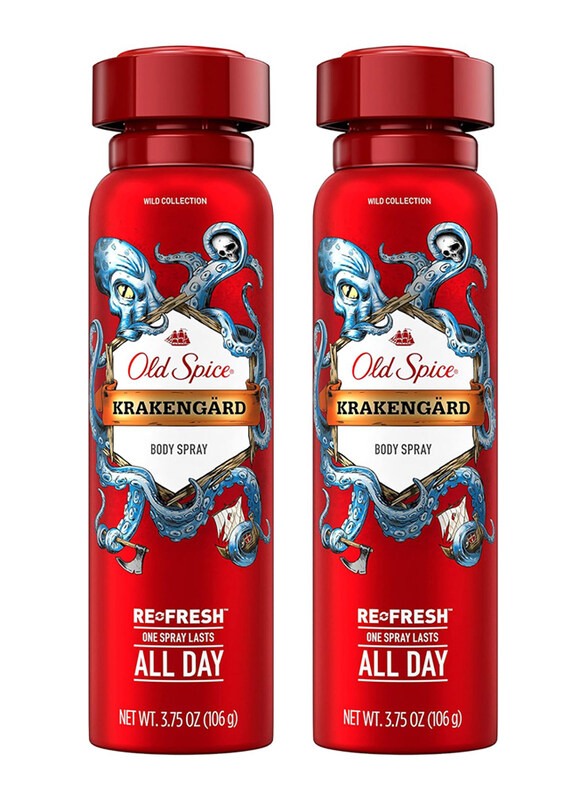 

Old Spice 2-Piece Wild Collection Krakengard 3.75oz Body Spray for Women