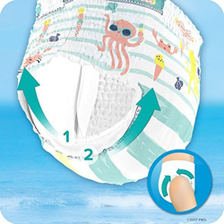 Pampers Splashers Disposable Swim Diapers, Size 3-4, 6-11 kg, 12 Count