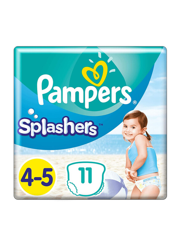 

Pampers Splashers Disposable Swim Diapers, Size 4-5, 9-15 kg, 11 Count