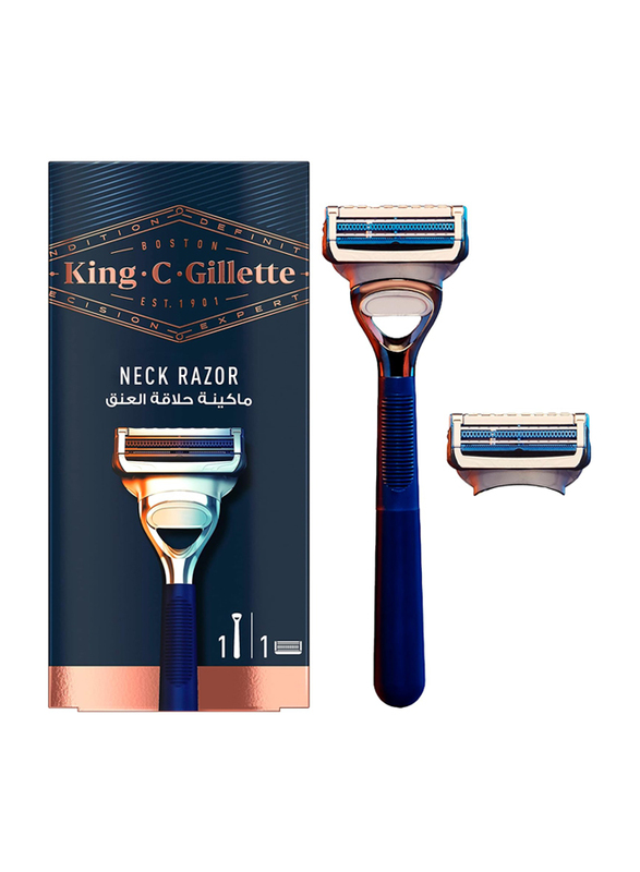 King C. Gillette Best Sharpest Stainless Steel Platinum Coated Blades, One Size, Multicolour