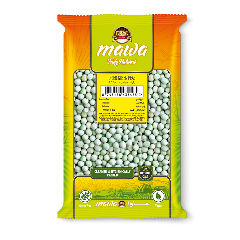 MAWA Dried Green Peas 1kg