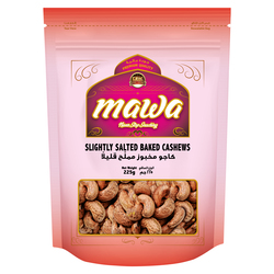 MAWA Slightly Salted Baked Cashew 225g (Pink Pouch)