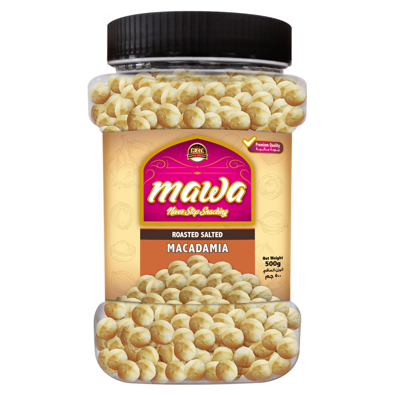MAWA Roasted Salted Macadamia 500g (Plastic Jar)