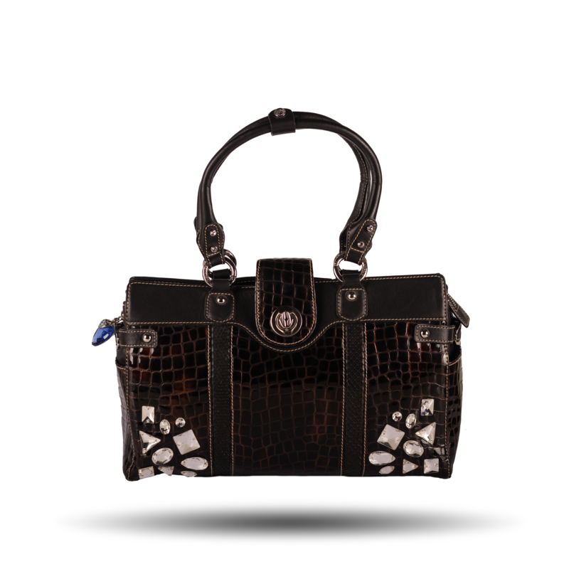 Michel Angelo Ladies Hand Bag Brown