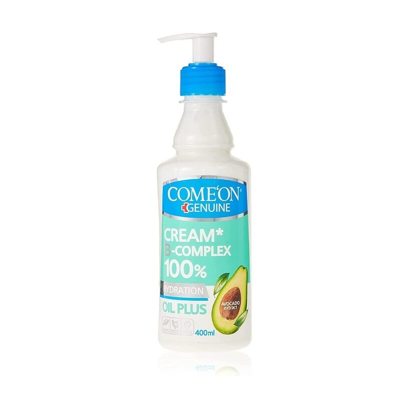

Come'on Avocado Extract Oil Plus B-Complex Hand & Face Cream for Dry Skin, 400ml