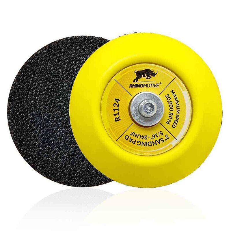 

RHINOMOTIVE - 3 Inches SANDING PAD 75MM Yellow