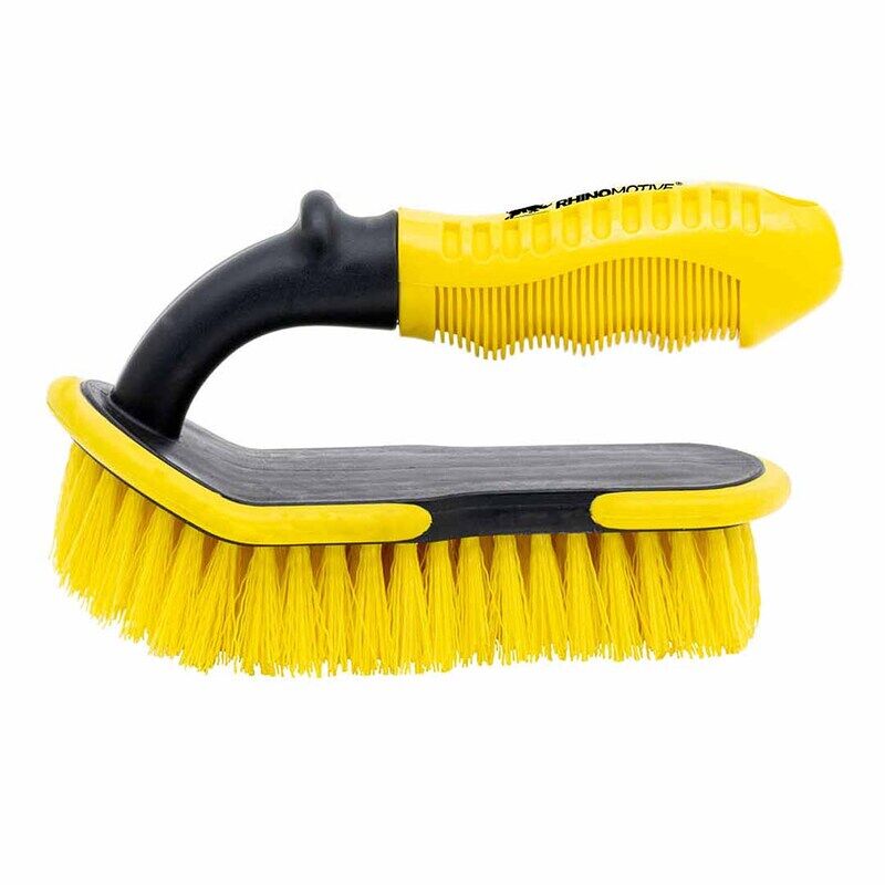 

RHINOMOTIVE - Heavy Duty Carpet Brush Yellow and Black 16.5 Cm