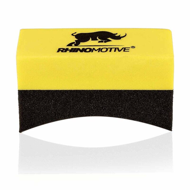 

RHINOMOTIVE - U-shape Waxing Sponge applicator for polishing and Waxing 10 CM Yellow and Black