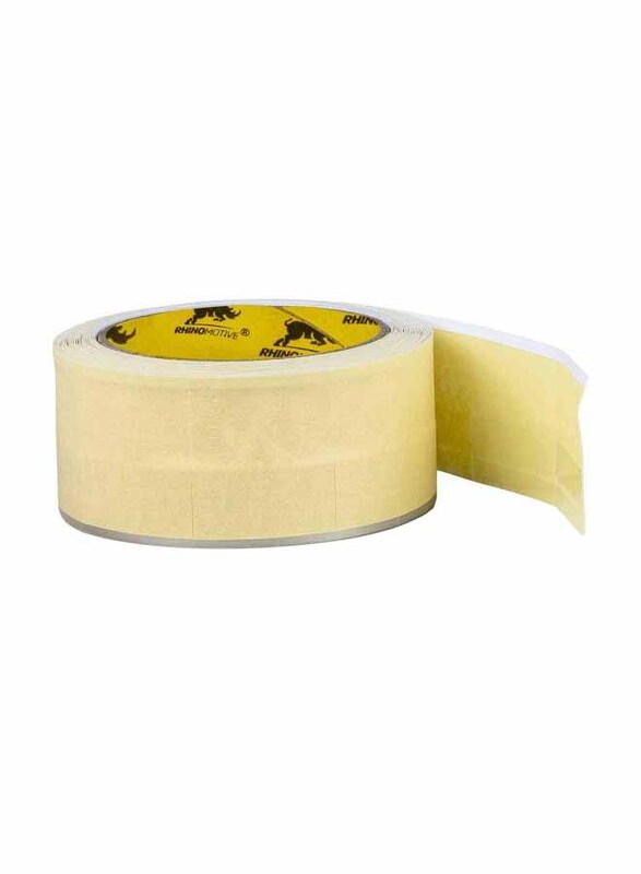 Rhinomotive Automotive Advanced Trim Masking Tape, Yellow, 50mm X 10 Meters