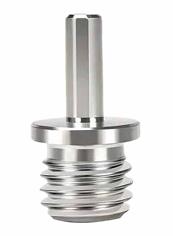 

Rhinomotive 6mm M14 Drill Adapter For Connecting Angle Grinder & Hand Drill With Polishing Pad, R1190, Silver