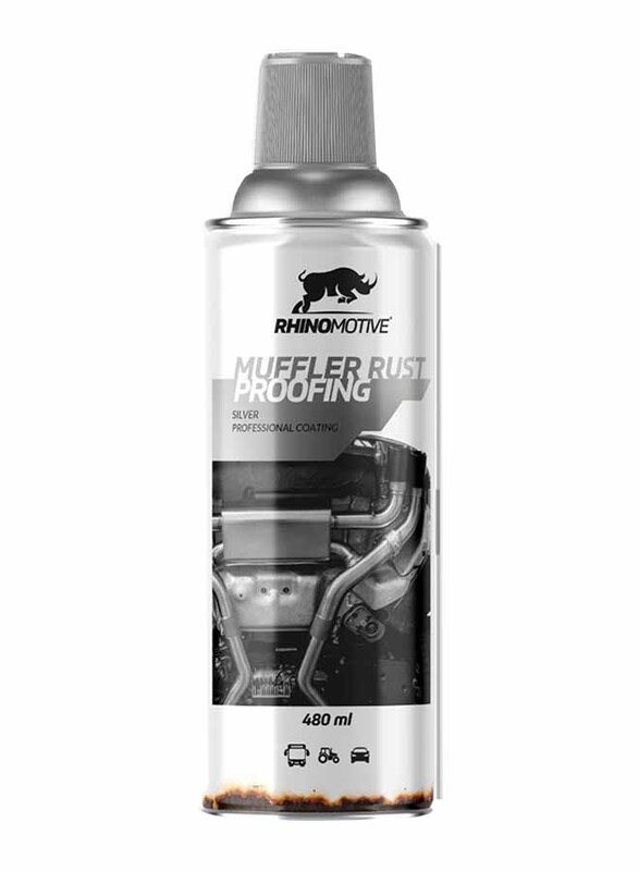 Rhinomotive 480ml Silver Muffler Rust Proofing