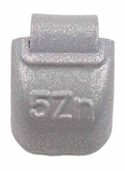 Rhinomotive Zinc Clip on Wheel Weight Balance, 5g, 100 Pieces, Silver