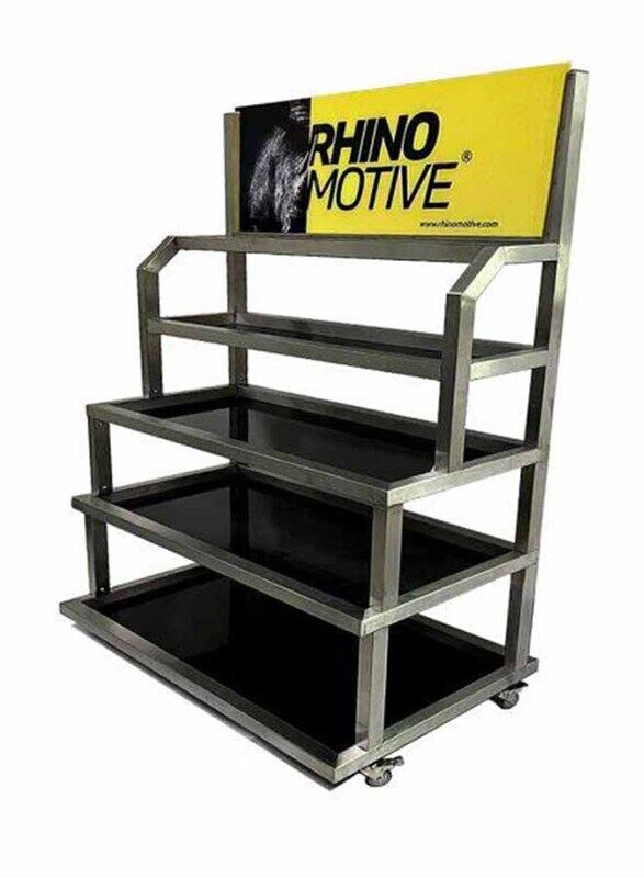 

Rhinomotive Automotive MID Floor Display Stand, 5 Shelves