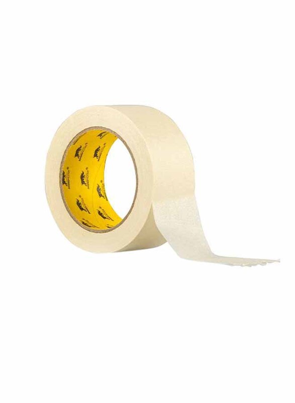 Rhinomotive Automotive Premium Masking Tape, Beige, 48mm X 50 Meters