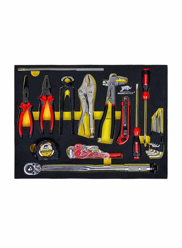 

Rhinomotive 21 Piece Automotive Tyre & Alignment Tool Set, R3130, Multicolour