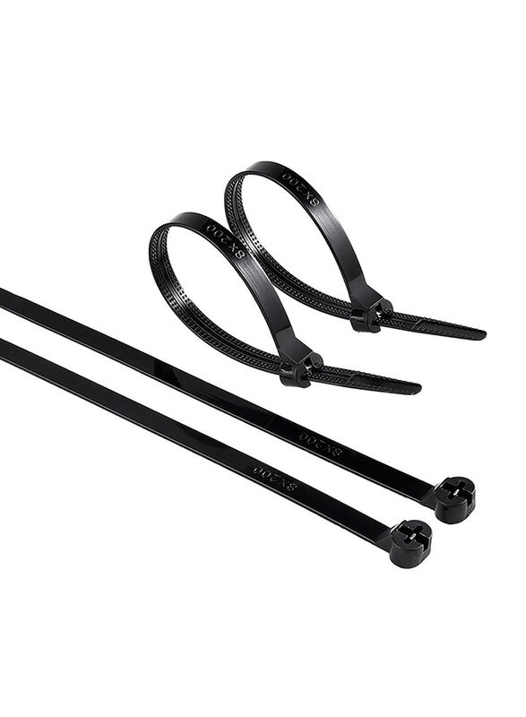 

Rhinomotive Cable Ties, 10cm, 100 Piece, Black