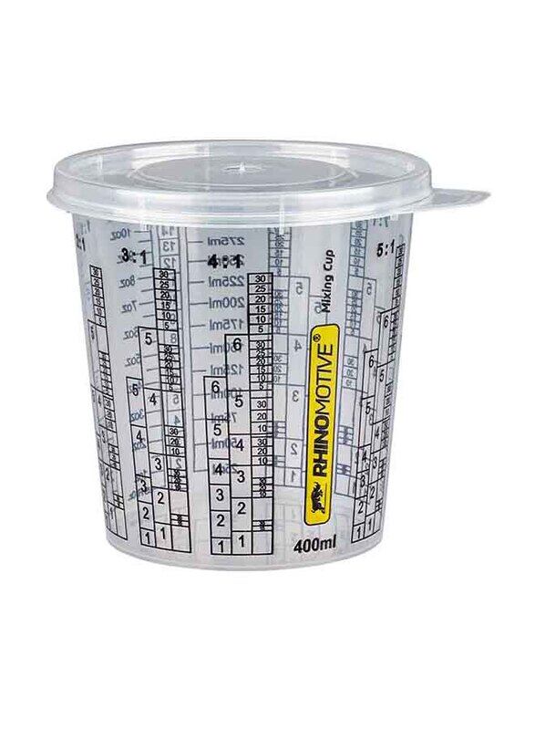 

Rhinomotive Expert Paint Mixing Cups, 400ml, Clear