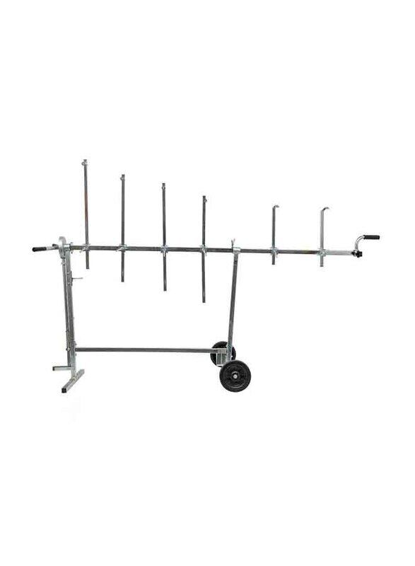 

Rhinomotive Rotary Smart Paint Panel Stand, Matt Steel, 225cm x 95cm x 88cm