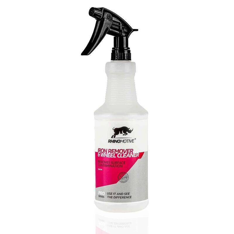 

RHINOMOTIVE - IRON REMOVER & WHEEL CLEANER - 1 Liter INDUSTRIAL BOTTLE