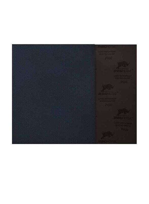 

Rhinomotive 25-Sheet Water Proof Sheets for Wet or Dry Sanding Conditions, Black