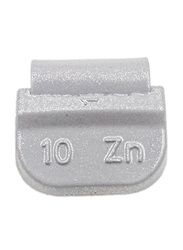 Rhinomotive Zinc Clip on Wheel Weight Balance, 10g, 100 Pieces, Silver