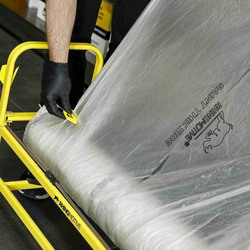 Rhinomotive Automotive Static Masking Film with Cutter, Transparent, 6m X 100 Meters