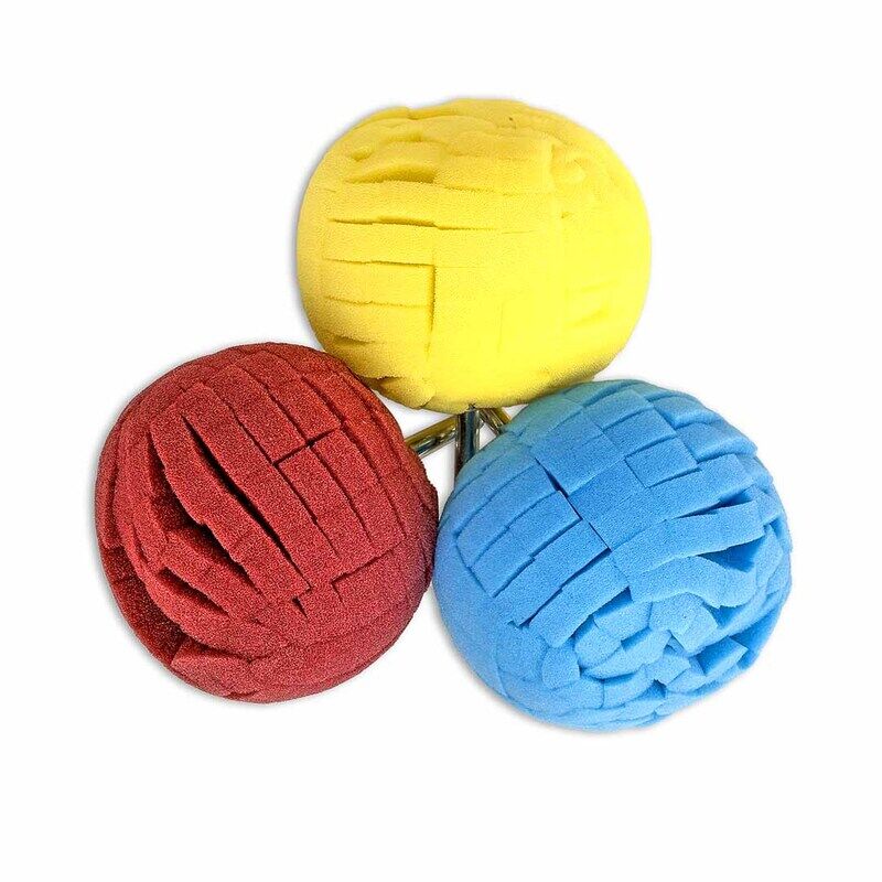

RHINOMOTIVE - Soft Sponge Polishing Balls For tightest of corners 3Pcs