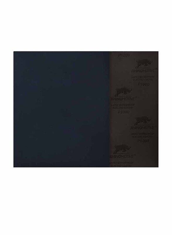 

Rhinomotive Waterproof Sheets for Wet or Dry Sanding Conditions, Black