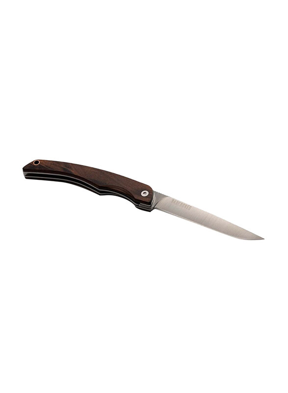 

Barebones Solo Folding Knife, Brown/Silver